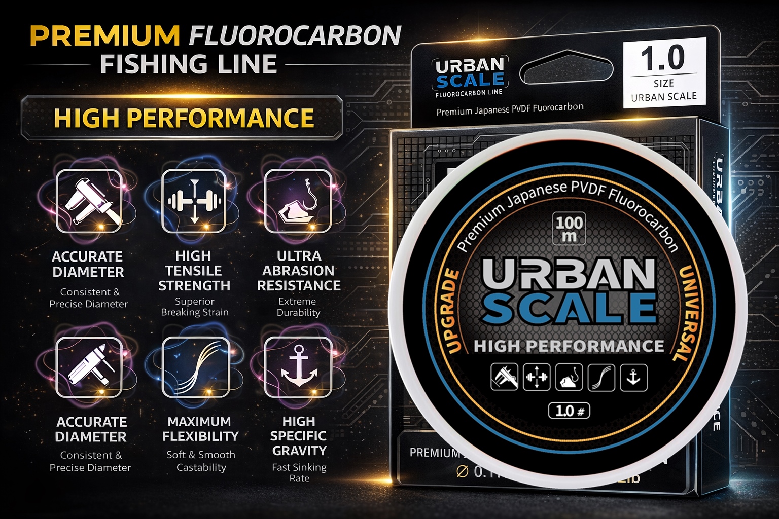 URBAN SCALE 碳线（自有品牌）URBAN SCALE Fluorocarbon